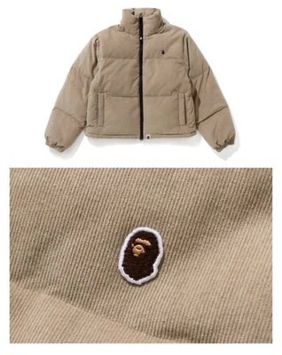 A BATHING APE CORDUROY SHORT DOWN JACKET SIZE SMALL - Image 1 of 4