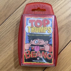 B/N SEALED RARE AND DELETED BEANO WINNING MOVES TOP TRUMPS -vintage - Picture 1 of 5