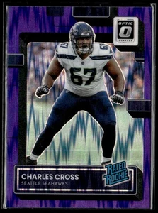 2022 Donruss Optic #252 Charles Cross Purple Shock - Picture 1 of 2