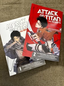 📘 Attack on Titan No Regrets Vols 1 & 2 Set – Excellent Condition Kodansha Mang - Imagen 1 de 24