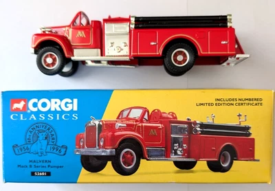 NEW - CORGI CLASSICS - MALVERN MACK B SERIES PUMPER 52601 - Ltd Ed. Diecast 1995 - Image 1 of 4