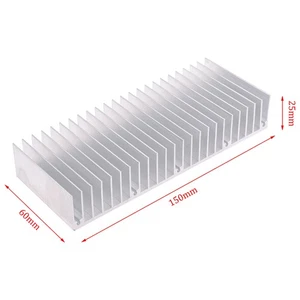 150x60x25mm Radiator Aluminum Heatsink Extruded Heat sink for LED Electronic.NZ - Afbeelding 1 van 12
