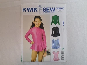 Kwik Sew Pattern - Girls' Leotards (4-7) #K3507 - Uncut - Picture 1 of 6