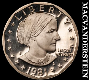1980-S TY 2 Susan B Anthony Dollar-Choice Gem Proof No Reserve #KLB4081 - Picture 1 of 2