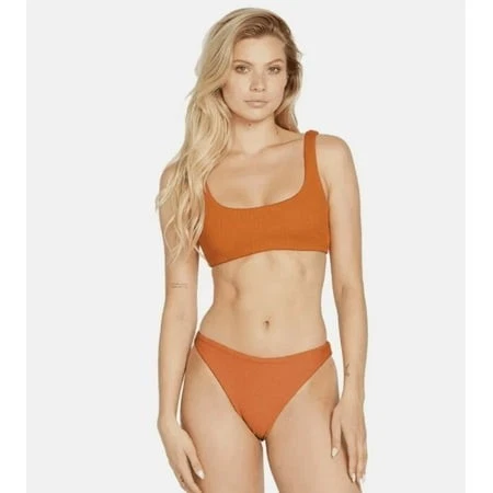 Volcom Bikini Bottom Burnt Sienna Solid Color, M - Image 1 of 1