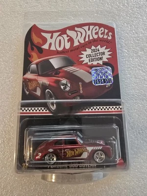 Juego sellado de fábrica Hot Wheels 2024 rojo Porsche 356 Outlaw Collector Mail In Foto 1 de 3