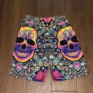 Pantalones Cortos de Playa Para Hombre Estampado 3D Coloridos Calavera Bañador Secado Rápido Verano Pequeños - Imagen 1 de 6