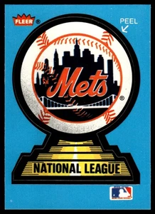 1987 Fleer Team Stickers New York Mets - Picture 1 of 2