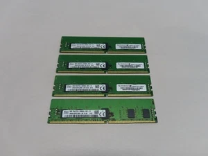 LOT OF 4X 8GB SK HYNIX HMA81GR7CJR8N-XN 1RX8 PC4-3200AA SERVER ECC RAM MEMORY - Picture 1 of 3