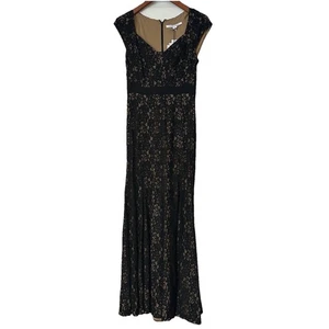 NWT Diane von furstenberg dress $898 Size 6 Gorgeous Formal Gown Elegant Black - Picture 1 of 6