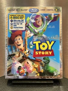 Rarest Disney 3D Toy Story Serial #00001 (Blu-Ray, OOP) 3d Slipcover SEALED - Picture 1 of 9