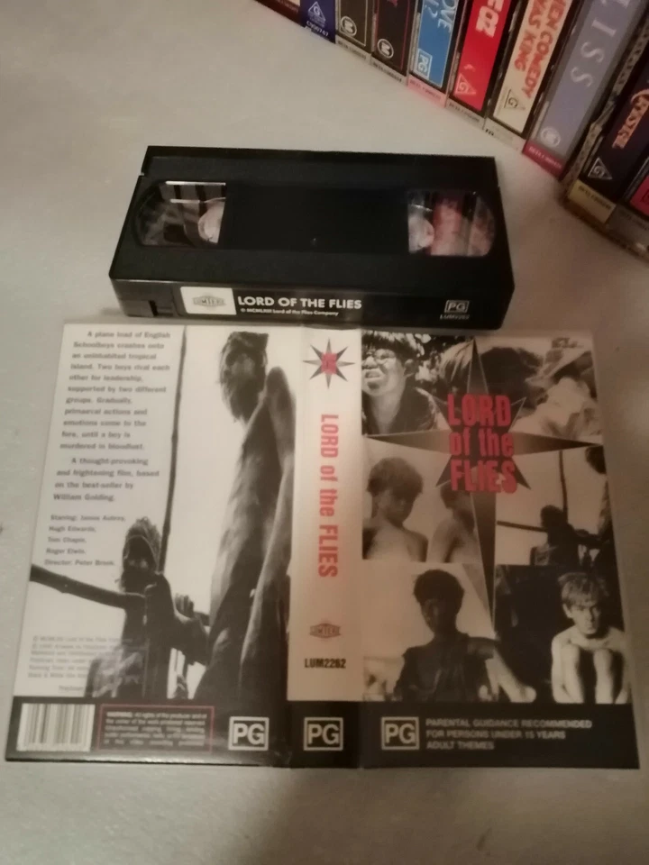 LORD OF THE FLIES (1963) - RARE Australian Lumiere 1st  Only VHS Issue Not Dvd! - image 1 of 1