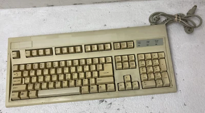 Vintage KeyTronic  PS/2 Keyboard Beige E03601QUS201-C - Image 1 of 4