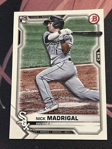 2021 Bowman - Nick Madrigal - Chicago White Sox - 77 - Picture 1 of 2
