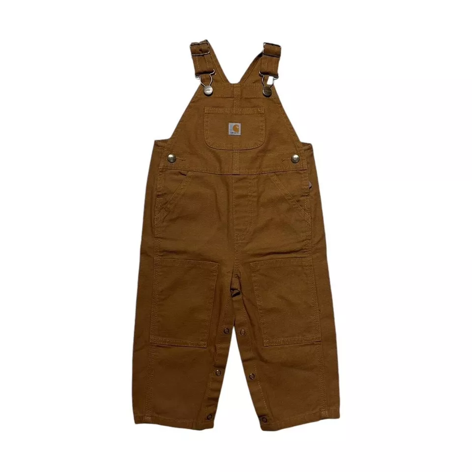 Carhartt Baby Boys Infant Duck Bib Overall Brown 18 Months
