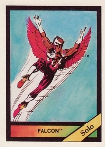 MARVEL UNIVERSE SERIE 1 1987 IMÁGENES CÓMICAS TARJETA BASE ÚNICA # 80 HALCON - Imagen 1 de 2