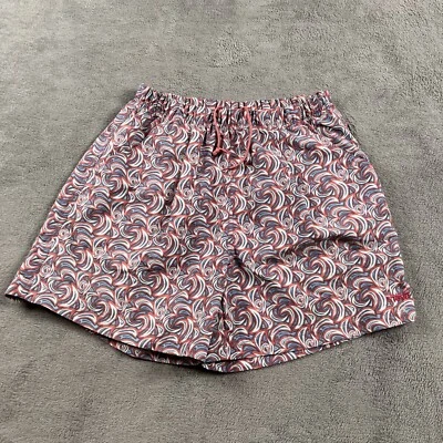 Pantalones Cortos Teva 5” Rojo Exterior Años 90 Surf YTK Gorpcore Medio Rojo Geométrico AOP Campamento Foto 1 de 4