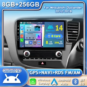 Android 14 para Mitsubishi Outlander 2012-18 estéreo de coche CarPlay GPS DSP 8 GB + 256 GB - Imagen 1 de 18