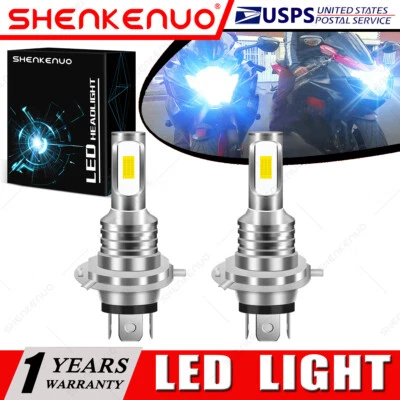 Para Honda Elite NHX110 SR SA50 SA50P - 2X 9003 H4 LED Faros Bombillas 8000K YTL Foto 1 de 4