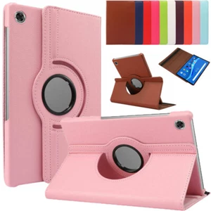 Fr Lenovo Tab M10 HD TB-X306F 10.1" M11 Tablet Rotating Leather Stand Case Cover - Picture 1 of 47