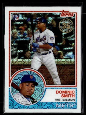 2018 Topps Dominic Smith #36 Silver Pack New York Mets - Image 1 of 2