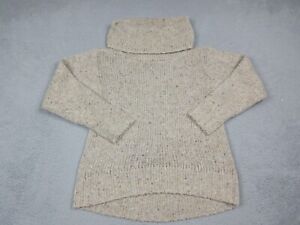 Polo Ralph Lauren Sweater Girls Extra Large Beige Cowl Neck Wool Youth
