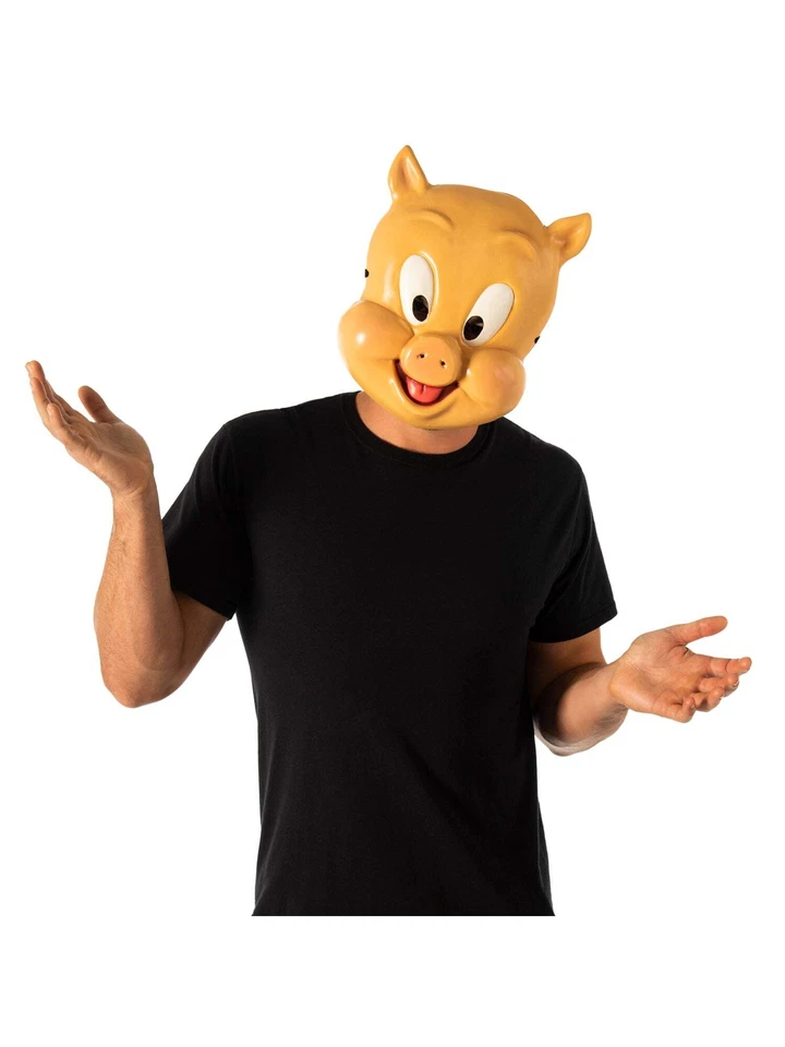 Porky Pie Adults Face Mask Space Jam Fancy Dress Accessory Mask Ladies - Image 1 of 1