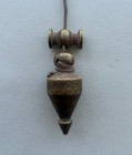 Vintage Rare Brass Plumb Bob Masonry Carpenter Leveling Tool