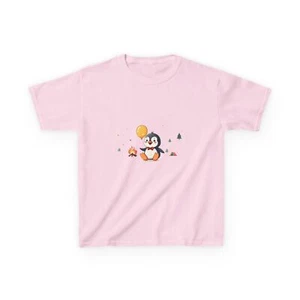 Adorable Penguin Kids Tee, Cute Animal Shirt, Birthday Gift, Fun Casual Wear, - Picture 1 of 53