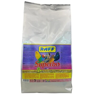 RAFF PROFESIONAL Raff-SuperBo Moist Bird Feed–Nutrient-Rich Soft Food for Granivorous Birds. 5Lb