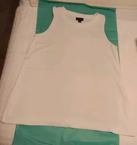 J Jill Sz. Med Wearever collection White, Top tank Shirt. Has stretch to It. - Picture 1 of 20