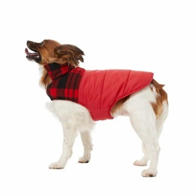 32 Degrees Heat Red Quilted Reversible Puffer Dog Vest Jacket Large - Image 1 of 4