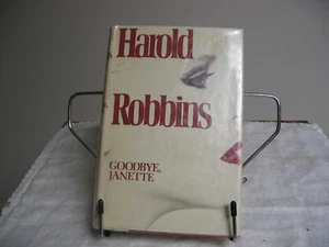 Goodbye, Janette Harold Robbins 1981 ex library HC w/DJ - Imagen 1 de 3