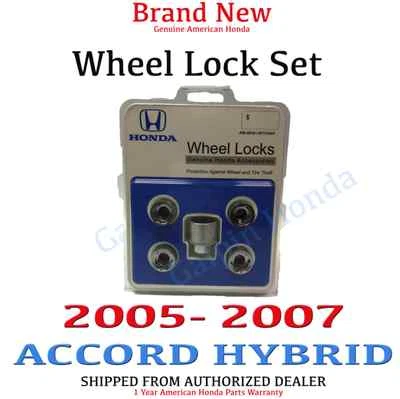 2005- 2007 Honda ACCORD HYBRID New Genuine Wheel Lock Set[08181-SF1C0AH] - Image 1 of 4