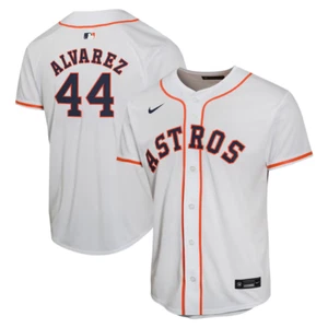 Yordan Alvarez Houston Astros Nike YOUTH L (14-16) Home Replica Jersey White NWT - Picture 1 of 7