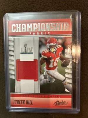 2023 Panini Absolute - Championship Fabric #CF-9 Tyreek Hill (MEM) - Image 1 of 2
