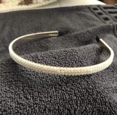 Pearl Gold Decorative Headband Wedding Flower Girl Hair Accessory - Image 1 of 4