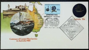 1984 FDC Pilot Service PSE#082 Pilot Service Esperance & Cartographic Conference - Picture 1 of 2