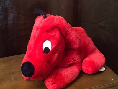 Dakin 12" Clifford The Big Red Dog Plush Puppet de mano 1991 Foto 1 de 4
