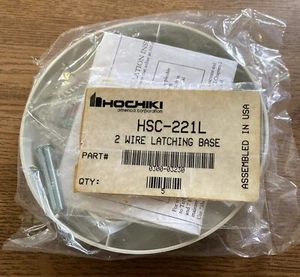 Hochiki HSC-221L 2 Draht Verriegelung 6" Basis mit LED. Feuermelder. - Bild 1 von 4