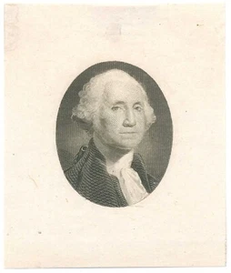 US Revenue essay $2 George Washington vignette proof, Turner 122B on india paper - Picture 1 of 4