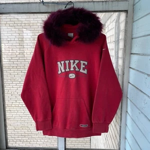 Custom Nike Ral Hoodie Fell Kapuze Spell Out 00s Big Logo Streetwear - Bild 1 von 12