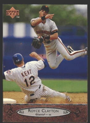 Royce Clayton #198 1996 Upper Deck  San Francisco Giants - Image 1 of 2
