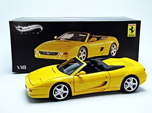 ホットウィール F355 1/18 Hotwheels Elite 1:18 Scale Ferrari F355 Spider (Yellow) | eBay