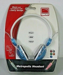 SPEED LINK Metropolis Stereo Headset, Blue SL-8723-SBE UND PINK farbe - Bild 1 von 10