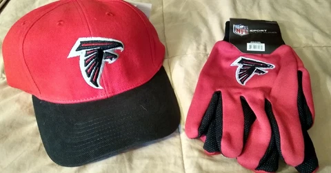 Atlanta Falcons adjustable  new hat And Gloves Cover