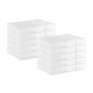Transparent 4" x 6" Photo Storage Boxes - Photo Organizer Cases Photo Keeper... - Picture 1 of 8