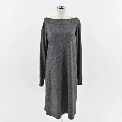 Vestido para mujer Eileen Fisher talla L gris algodón orgánico lana Lagenlook manga larga Foto 1 de 4