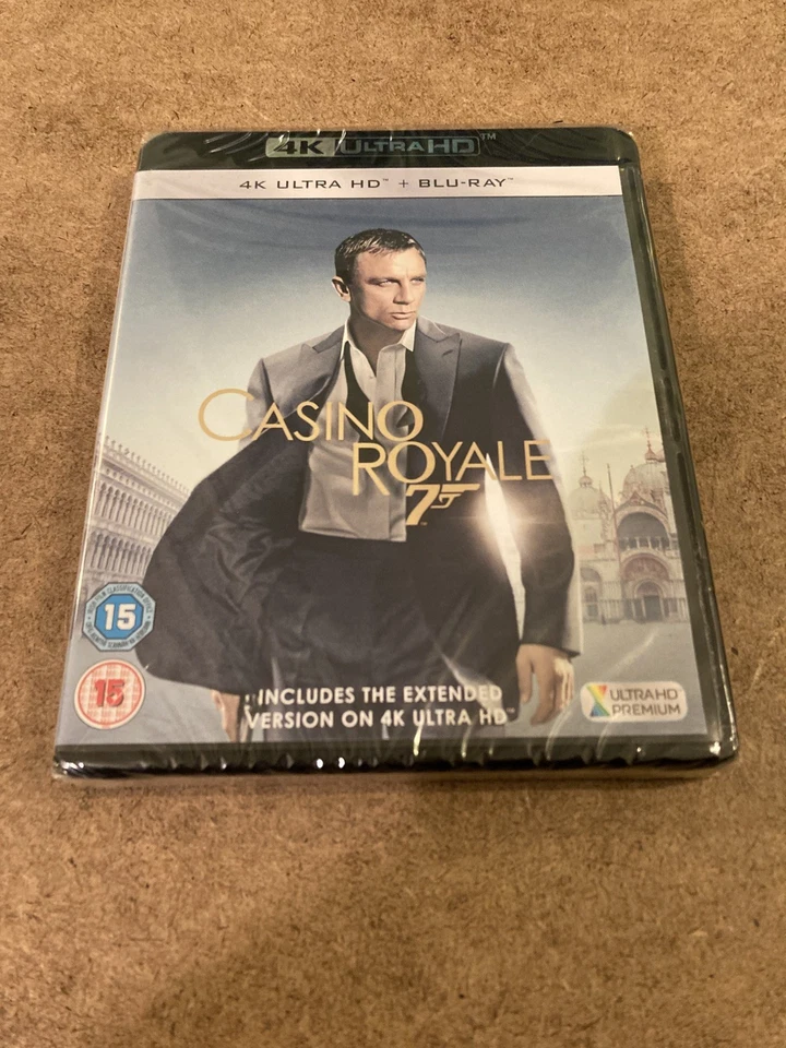 4K UHD BLU-RAY JAMES BOND  CASINO ROYALE     BRAND NEW SEALED UK STOCK - Image 1 of 4