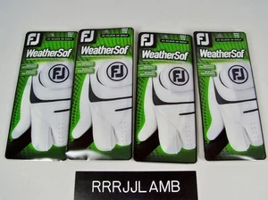 FootJoy Weathersof Weather Soft White 4 RIGHT HAND GOLF GLOVES Mens X-Large XL - Picture 1 of 2